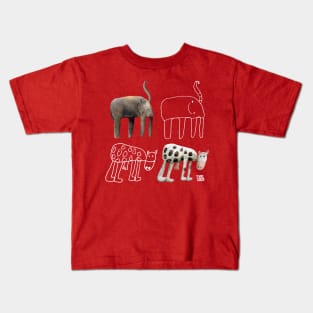 Elephant and cow Kids T-Shirt